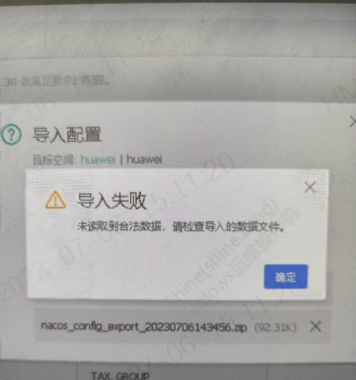解决电脑导入录像格式错误的方法（技巧与注意事项让你轻松导入录像格式）